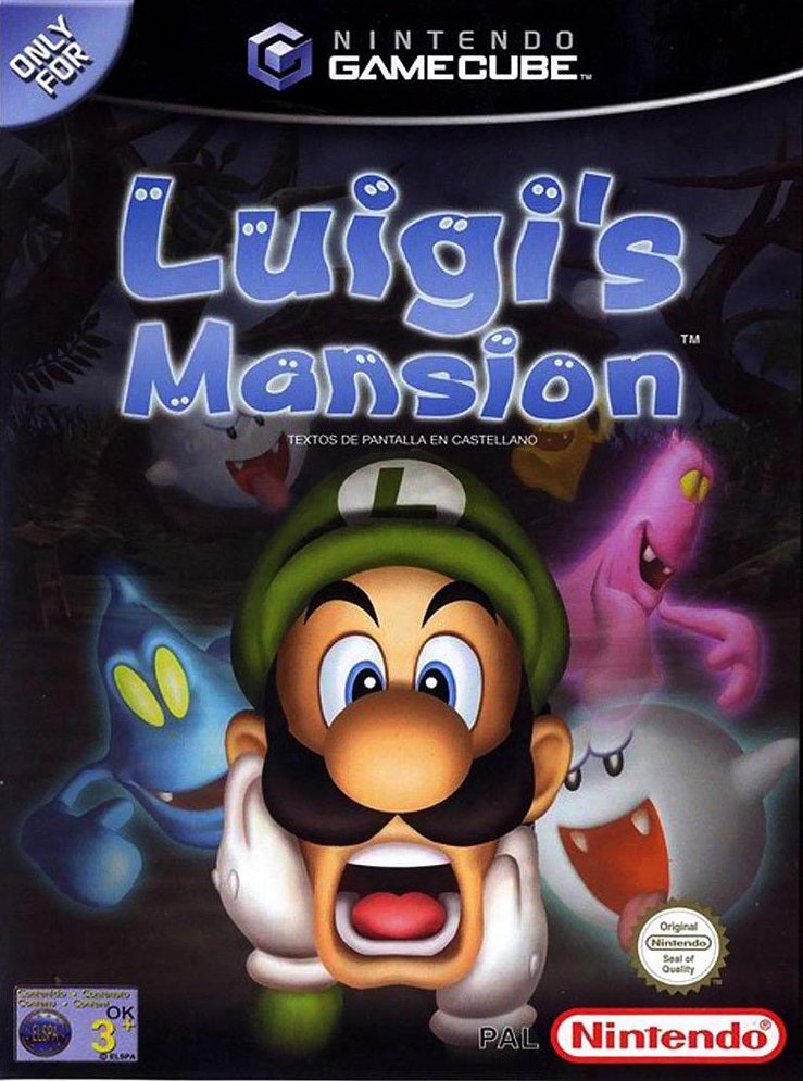 Luigi's Mansion GameCube juego + caja PAL ESP - Estado básico