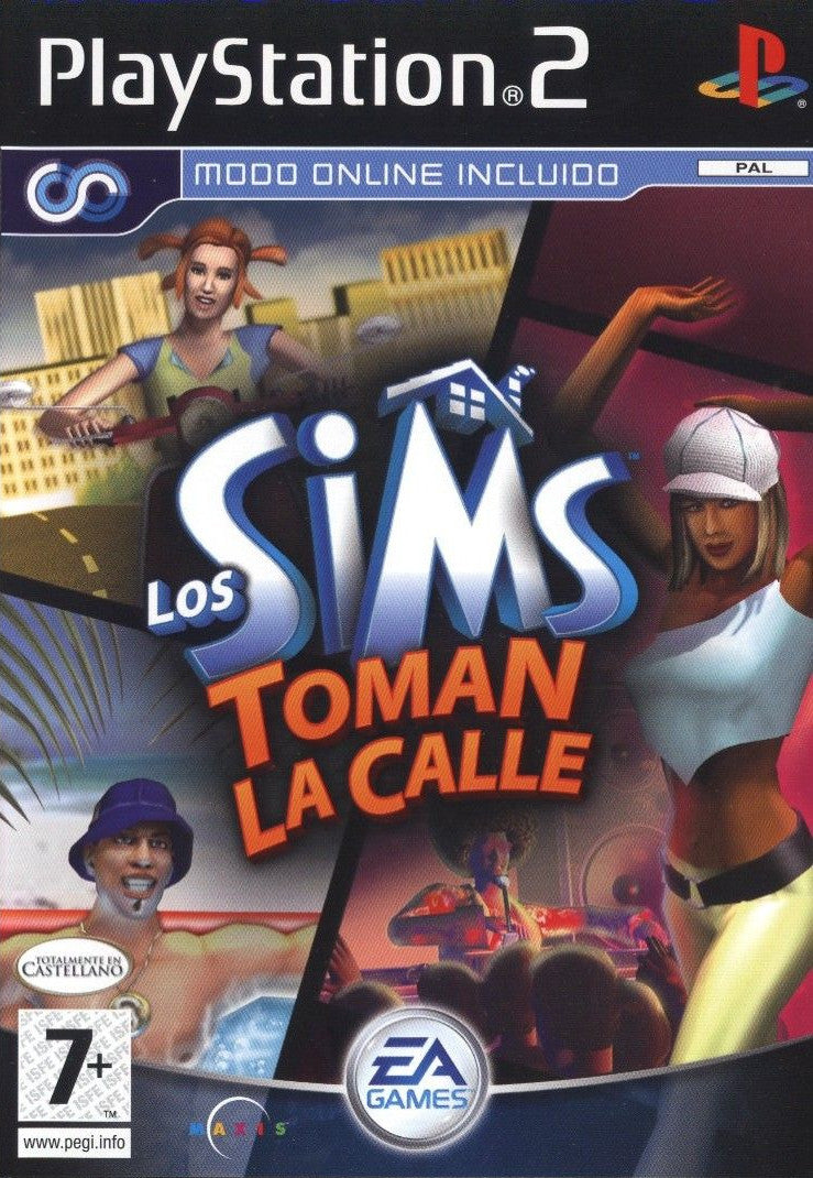 Los SIMS Toman la calle - PLATINUM [PlayStation 2] Completo - Estado cuidado