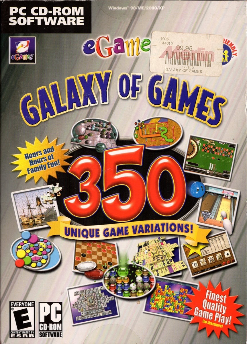 Galaxy of Games 350 PC juego + caja versión UK - Estado excelente