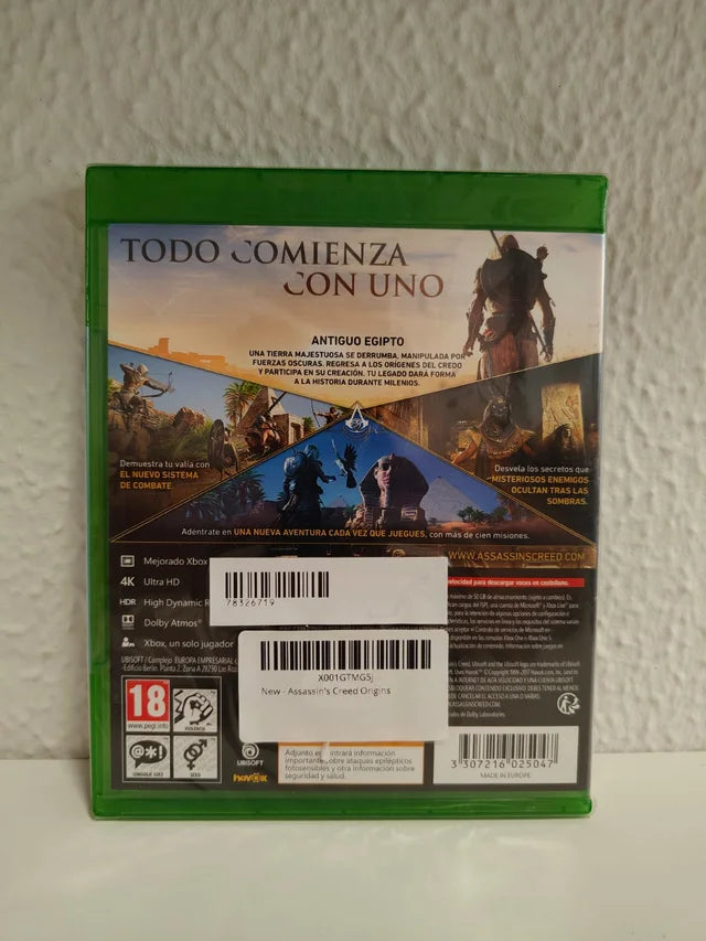 Assassin's Creed Origins Xbox One sellado PAL ESP - SELLADO