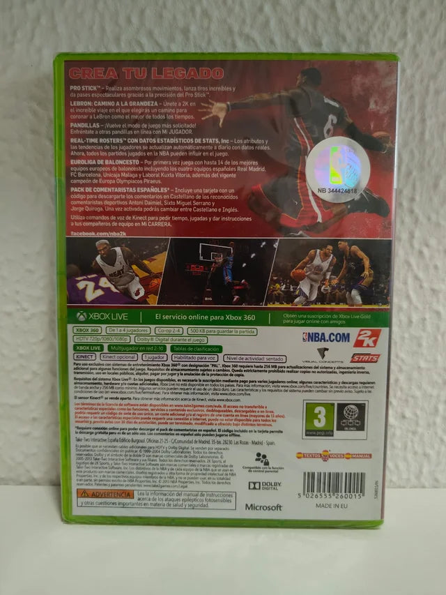 NBA 2K14 Xbox 360 PAL ESP - SELLADO