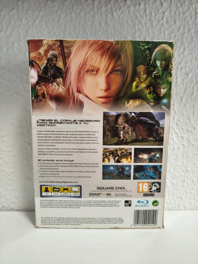 Final Fantasy XIII Edición Limitada para Coleccionistas PlayStation 3 completo PAL ESP - Estado cuidado