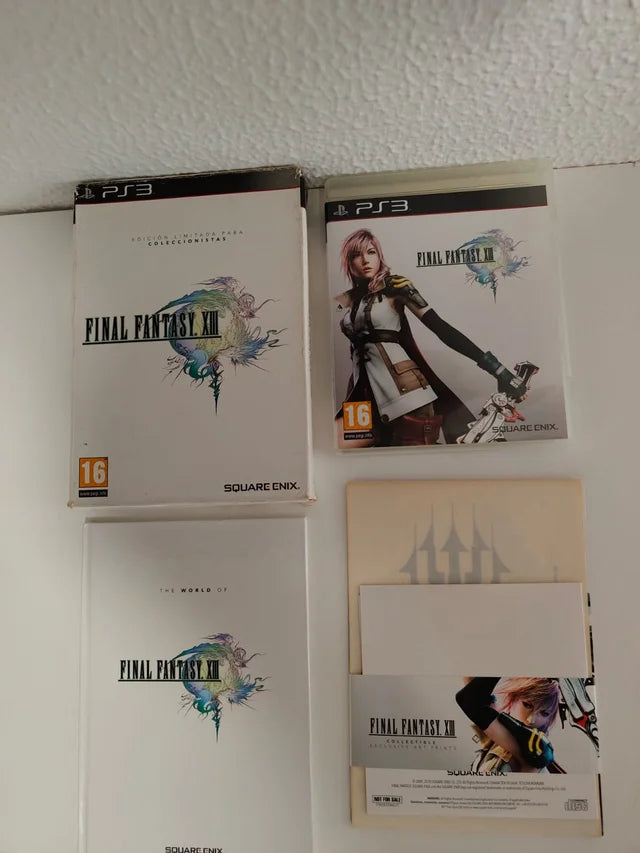 Final Fantasy XIII Edición Limitada para Coleccionistas PlayStation 3 completo PAL ESP - Estado cuidado