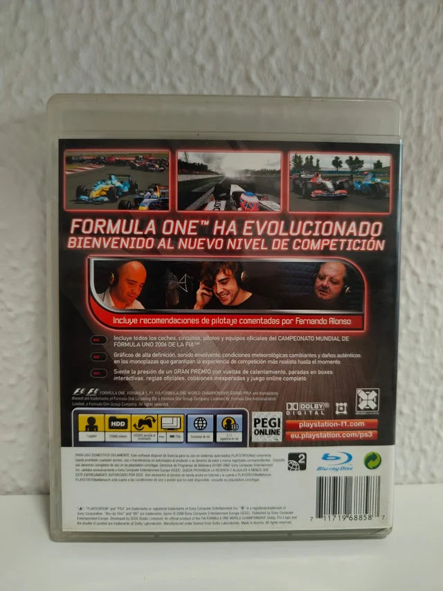 F1 Championship Edition PlayStation 3 completo PAL ESP - Estado excelente