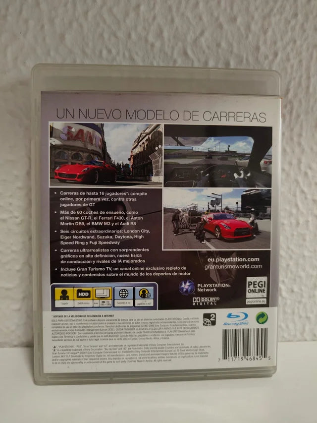 Gran Turismo 5 Prologue PlayStation 3 completo PAL ESP - Estado excelente