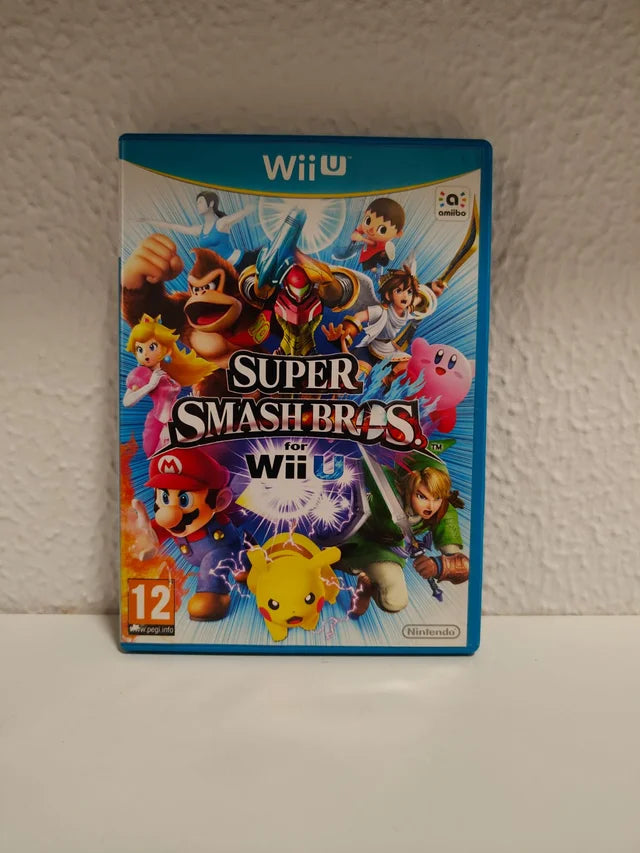 Super Smash Bros. for Wii U Nintendo Wii U juego + caja + inserts PAL ESP - Estado coleccionista