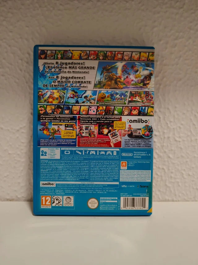 Super Smash Bros. for Wii U Nintendo Wii U juego + caja + inserts PAL ESP - Estado coleccionista