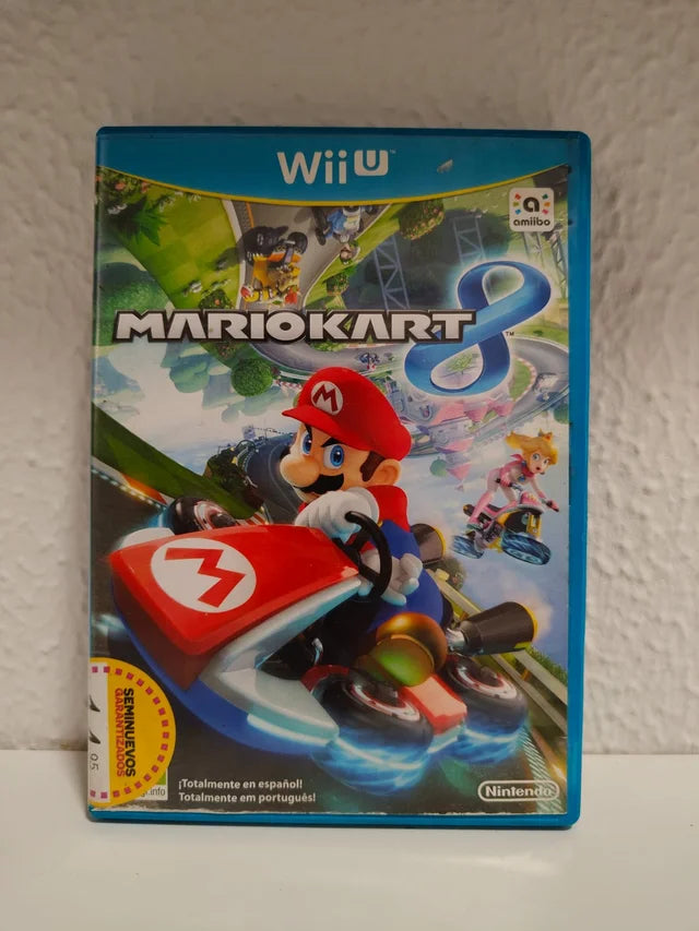 Mario Kart 8 Nintendo Wii U juego + caja + inserts PAL ESP - Estado cuidado