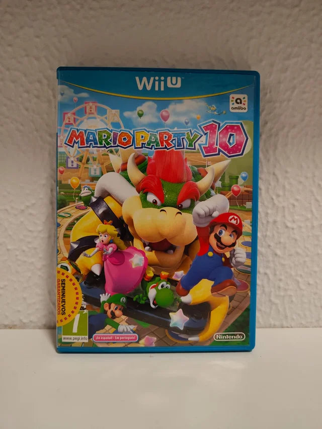 Mario Party 10 Nintendo Wii U juego + caja + inserts PAL ESP - Estado excelente