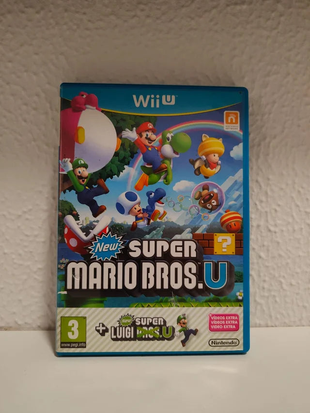 New Super Mario Bros. U Nintendo Wii U juego + caja + inserts PAL ESP - Estado cuidado