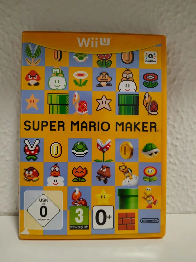 Super Mario Maker Nintendo Wii U juego + caja + inserts PAL EUR - Estado cuidado