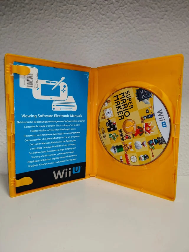 Super Mario Maker Nintendo Wii U juego + caja + inserts PAL EUR - Estado cuidado