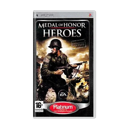 Medal of Honor: Heroes Platinum PlayStation Portable completo PAL ESP - Estado cuidado