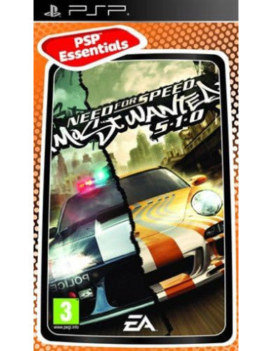 Need for Speed Most Wanted Essentials PlayStation Portable completo PAL ESP - Estado básico