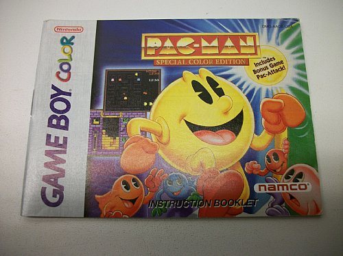 Manual PAC-MAN Special Colour Edition - Estado coleccionista
