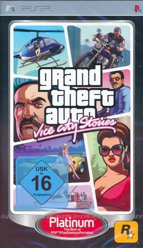 Grand Theft Auto Vice City Stories - Edición Platino [PSP] Completo - Estado cuidado