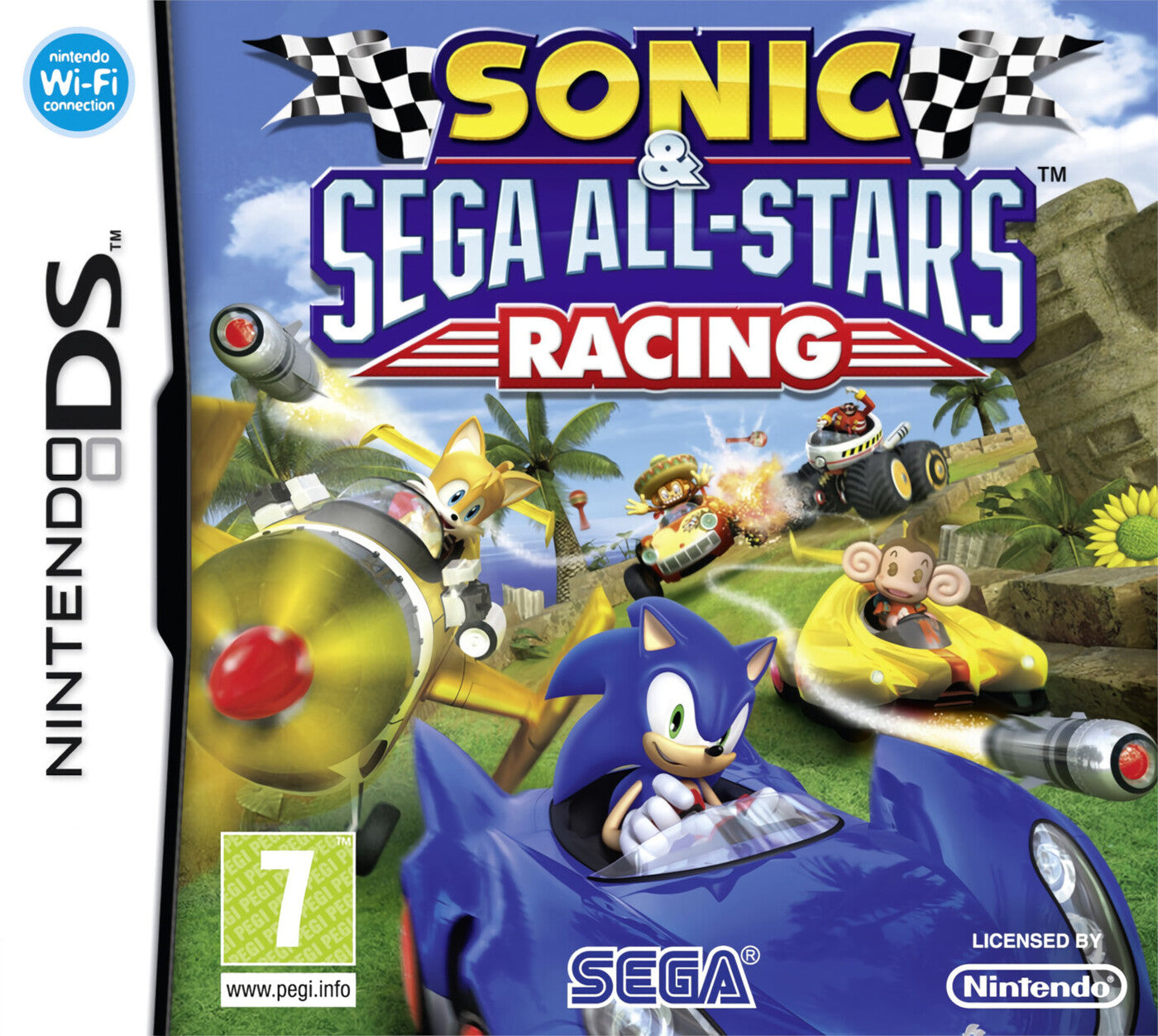 Sonic Sega All-Stars Racing Nintendo DS completo PAL EUR - Estado cuidado