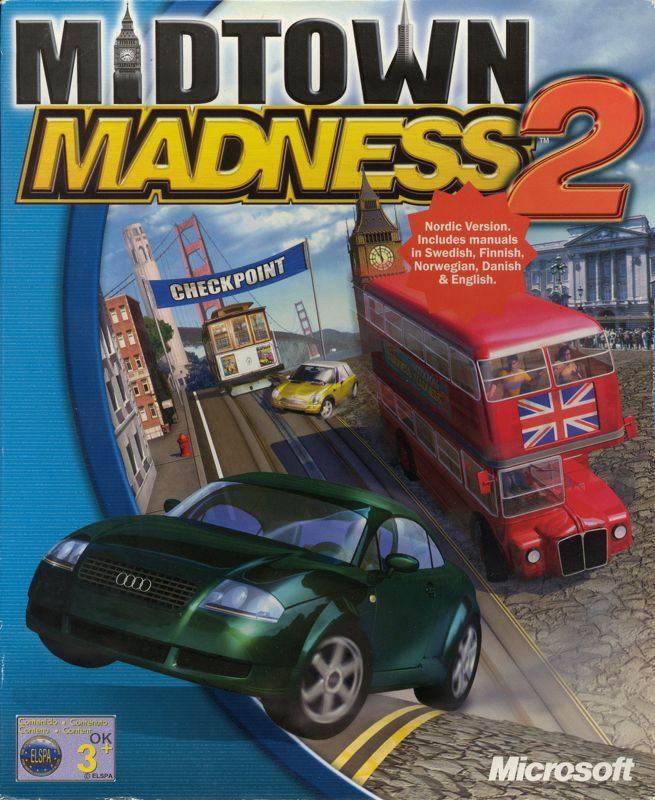Midtown Madness 2 Xplosiv PC juego + caja versión UK - Estado excelente
