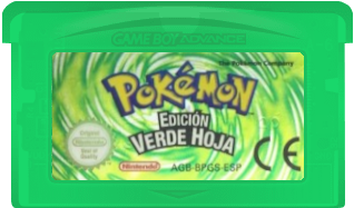Pokémon Edición Verde Hoja Game Boy Advance solo cartucho PAL ESP - Estado coleccionista
