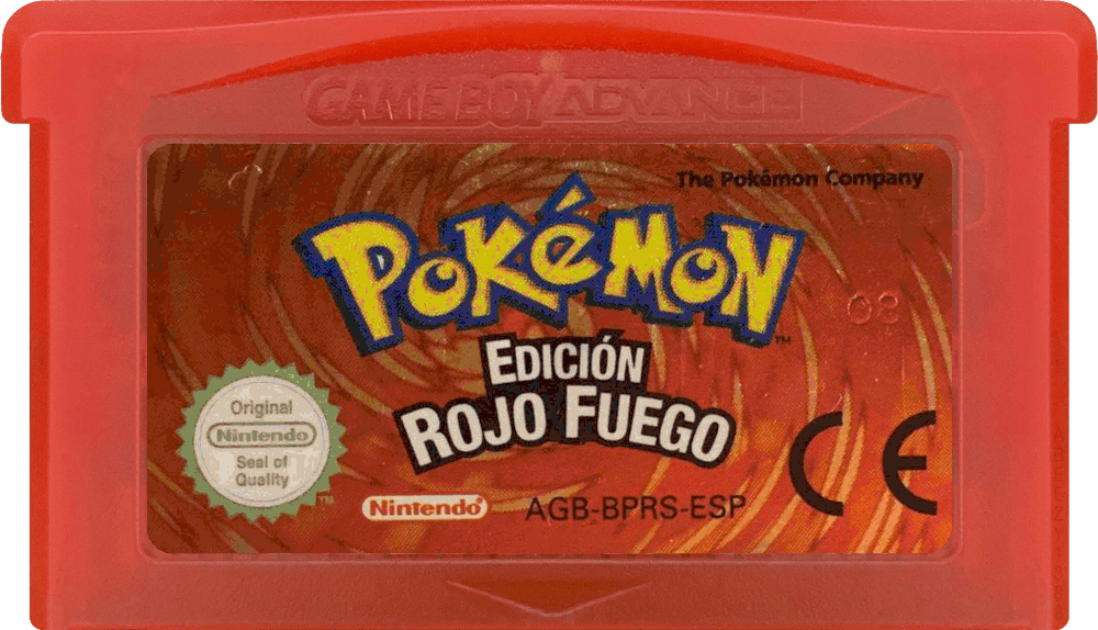 Pokémon Rojo Fuego para Game Boy Advance (GBA) Solo Cartucho PAL ESP, Estado Excelente