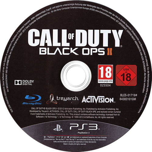 Call of Duty Black Ops 2 PlayStation 3 solo CD PAL EUR - Estado básico