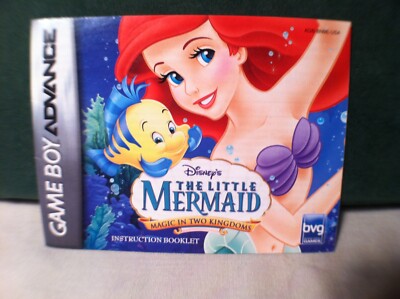 Manual La Sirenita - Estado excelente